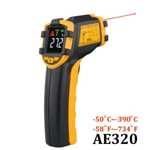 Digital Infrared Thermometer with 13 Laser Points and Color LCD Display