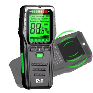 Pinless Moisture Meter for Wood, Drywall & Concrete