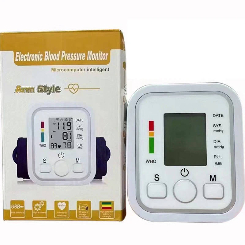 Digital Upper Arm Blood Pressure Monitor with Heart Rate and Pulse Meter Accurately measure blood pressure and heart rate at home with our easy-to-use digital upper arm monitor, featuring a backlight display for clear readings. Accurately measure blood pressure and heart rate at home with our easy-to-use digital upper arm monitor, featuring a backlight display for clear readings. Digital Upper Arm Blood Pressure Monitor with Heart Rate and Pulse Meter