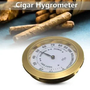 Precision Hygrometer for Humidor - Accurate Humidity Measurement for Cigar Storage