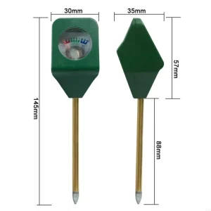 Portable Soil Moisture Meter and pH Tester for Small Plants and Gardens