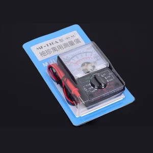 Compact Analog Multimeter for AC/DC Measurements and Resistance Testing
