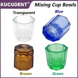 Glass Dental Dappen Dish Set – 4 Pieces