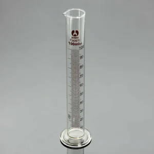 100ml Borosilicate Glass Measuring Cylinder with Spout