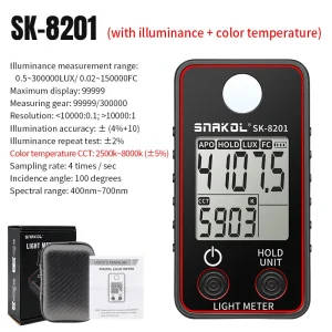 Digital Lux Meter for Laboratories and Plants