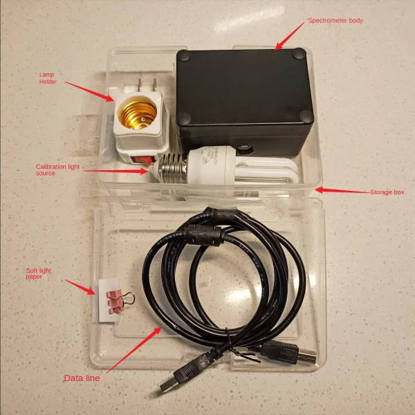 DIY Spectrometer For Light Spectrum Measurement