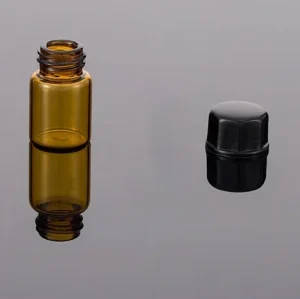 Amber Glass Vials With Screw Caps