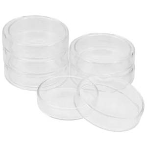 6 Piece Glass Petri Dish Set with Lids for Laboratory Cell Culture