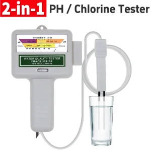 2-in-1 Ph and Chlorine Tester for Swimming Pools and Spas