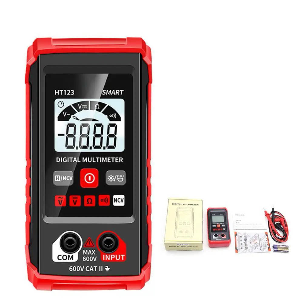TM-510 Mini Digital Multimeter with Non-Contact Voltage Tester A compact, safe, and easy-to-use digital multimeter with automatic measurement mode and non-contact voltage testing. A compact, safe, and easy-to-use digital multimeter with automatic measurement mode and non-contact voltage testing. TM-510 Mini Digital Multimeter with Non-Contact Voltage Tester