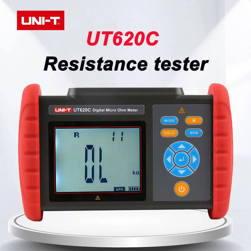 UNI-T UT620C Precision Digital Micro Ohm Meter with USB Data Transfer Measure low DC resistance with high precision using the UNI-T UT620C micro ohm meter, featuring a wide resistance range and USB data transfer for easy data management. Measure low DC resistance with high precision using the UNI-T UT620C micro ohm meter, featuring a wide resistance range and USB data transfer for easy data management. UNI-T UT620C Precision Digital Micro Ohm Meter with USB Data Transfer