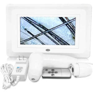 Professional HD Scalp Hair Detector and Hair Follicle Analyzer with Moisture Test - 50/200 Times Lens Microscope