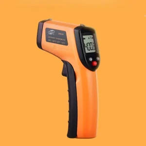 High-Precision Infrared Thermometer with LCD Display and Laser Targeting