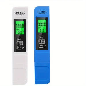 Digital Water Quality Tester - 3-in-1 TDS, EC, Temperature Meter
