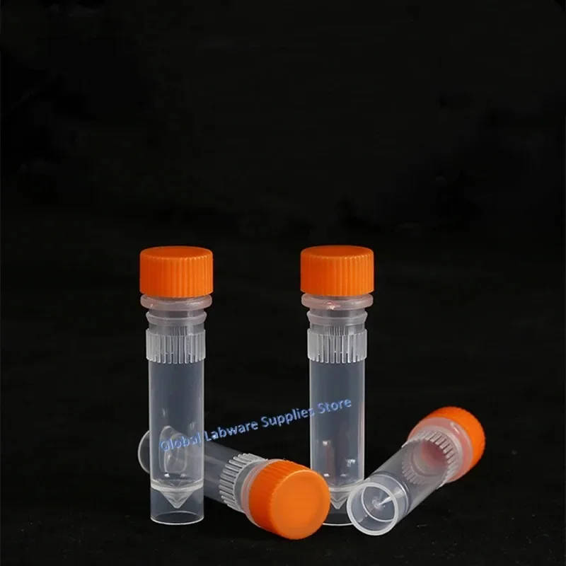 1.5ml Polypropylene Cryopreservation Tubes with Screw Cap, 500pcs High-quality cryopreservation tubes made from polypropylene, ideal for laboratory use, withstanding ultra-low temperatures down to -180°C. High-quality cryopreservation tubes made from polypropylene, ideal for laboratory use, withstanding ultra-low temperatures down to -180°C. 1.5ml Polypropylene Cryopreservation Tubes with Screw Cap, 500pcs