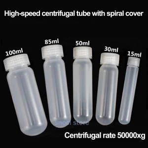 Polypropylene Centrifuge Tubes With Screw Caps