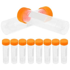 50ml Centrifuge Tubes With Screw Caps - Pack of 10