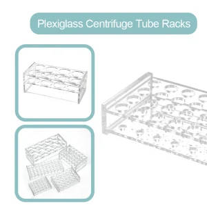 Plexiglass Centrifuge Tube Holder with 8 or 24 Holes for 1.5ml to 50ml Tubes