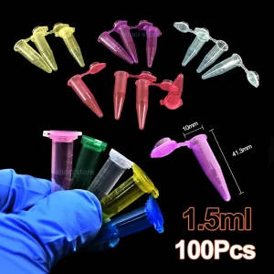 1.5ml Polypropylene Centrifuge Tubes with Snap Caps