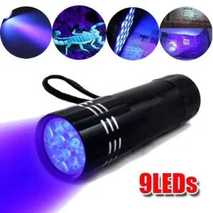 9 LED UV Torch Light for Laboratory and Field Applications