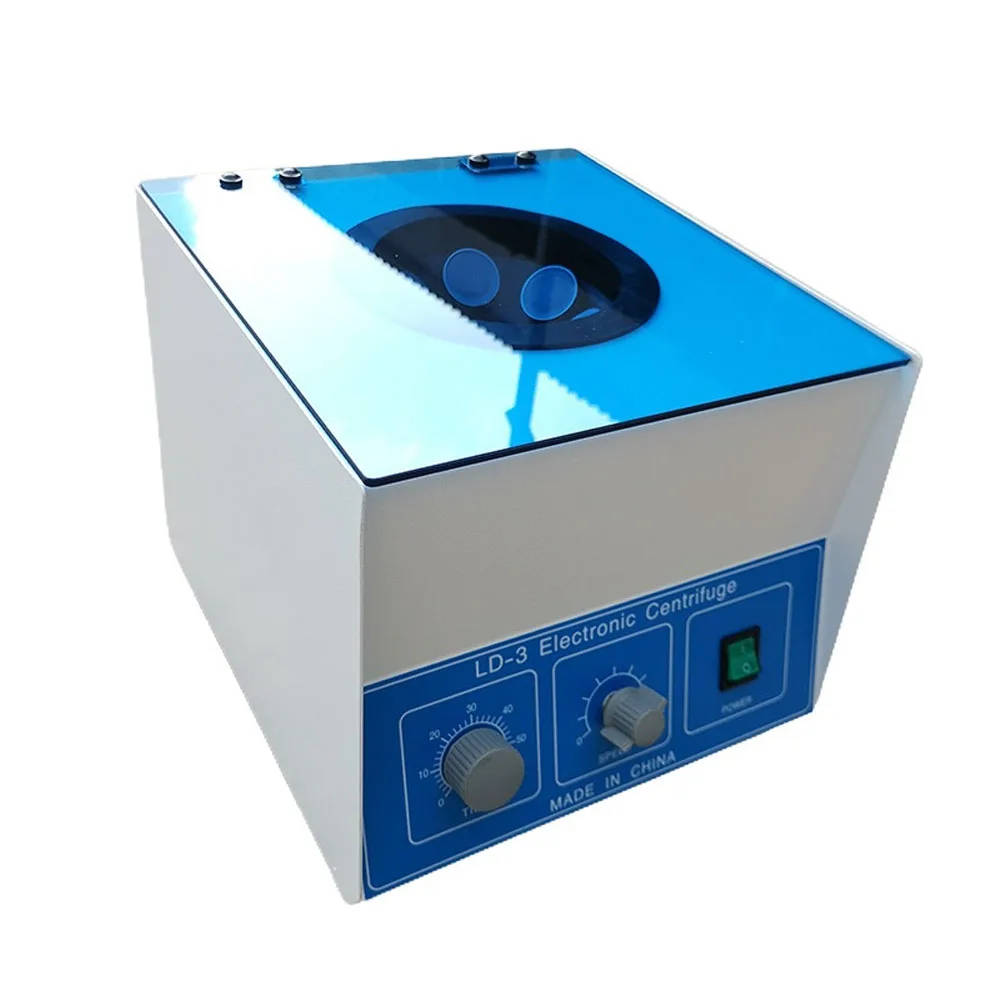 LD-3 Laboratory Electric Centrifuge for Blood and PRP Separation High-capacity electric centrifuge with 6 x 50ml tube capacity, 4000rpm speed, and 2770xg centrifugal force, suitable for educational and research institutions. High-capacity electric centrifuge with 6 x 50ml tube capacity, 4000rpm speed, and 2770xg centrifugal force, suitable for educational and research institutions. LD-3 Laboratory Electric Centrifuge for Blood and PRP Separation
