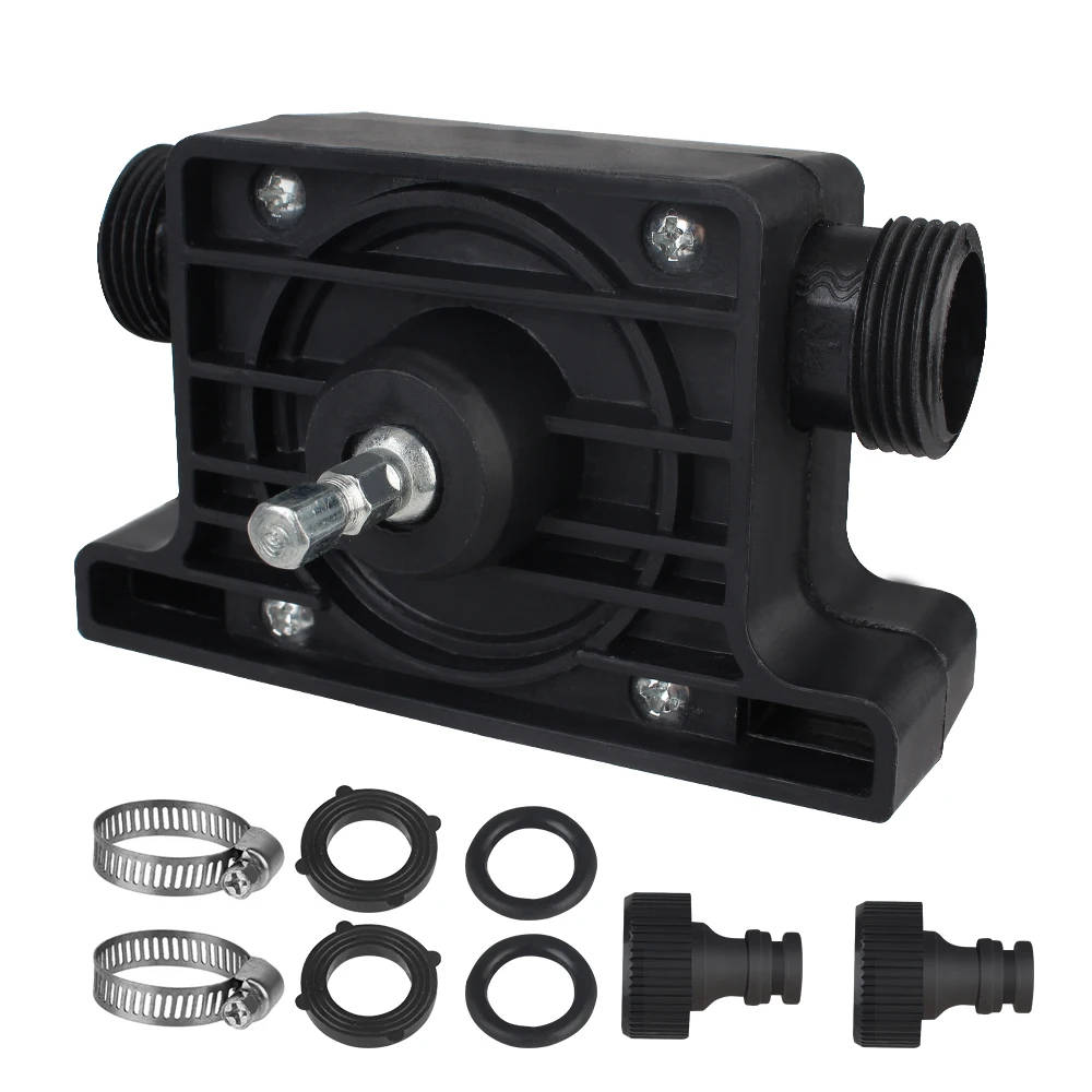 Portable Electric Drill Powered Centrifugal Pump for Laboratory and Outdoor Use Compact and efficient centrifugal pump powered by an electric drill, ideal for transferring light liquids in laboratory and outdoor settings. Compact and efficient centrifugal pump powered by an electric drill, ideal for transferring light liquids in laboratory and outdoor settings. Portable Electric Drill Powered Centrifugal Pump for Laboratory and Outdoor Use