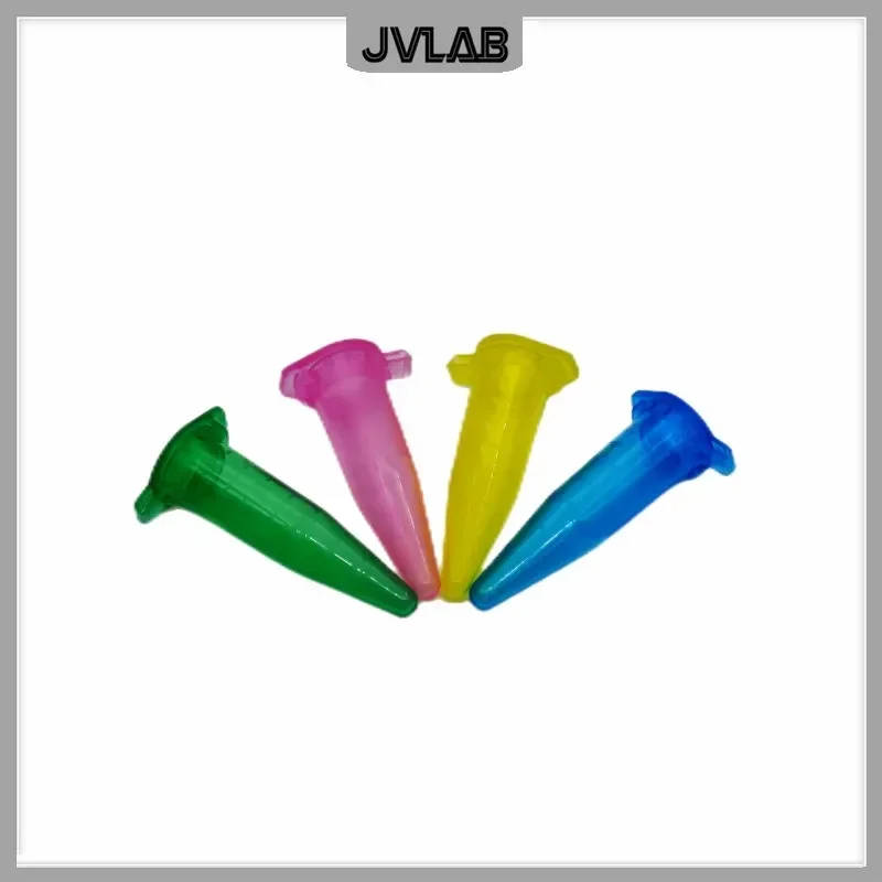 1.5ml Colour-Coded Microcentrifuge Tubes with Snap-Cap - Pack of 100 High-quality, 1.5ml microcentrifuge tubes made from polypropylene, available in various colours, with snap-cap closure and clear graduations. High-quality, 1.5ml microcentrifuge tubes made from polypropylene, available in various colours, with snap-cap closure and clear graduations. 1.5ml Colour-Coded Microcentrifuge Tubes with Snap-Cap - Pack of 100