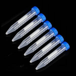 10ml Transparent Plastic Centrifuge Tubes – Pack of 10