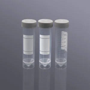 25-Piece 50ml Sterile Screw-Top Centrifuge Tubes