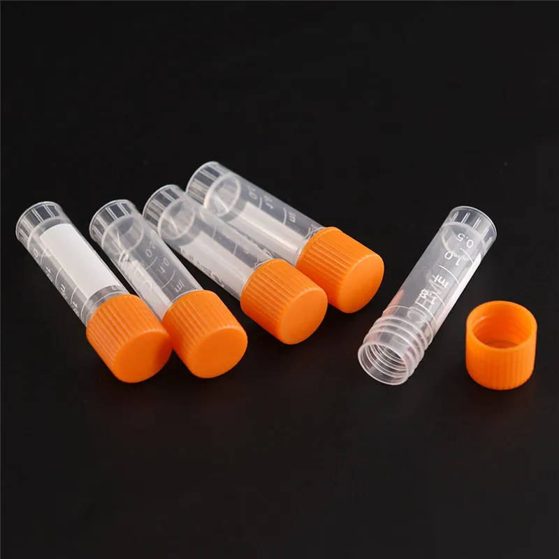 20 x 1.8ml Centrifuge Tubes with Screw Cap - Autoclavable PP Freezing Tubes High-quality, autoclavable centrifuge tubes made from polypropylene (PP) with a screw cap, ideal for laboratory use and storage in liquid nitrogen tanks. High-quality, autoclavable centrifuge tubes made from polypropylene (PP) with a screw cap, ideal for laboratory use and storage in liquid nitrogen tanks. 20 x 1.8ml Centrifuge Tubes with Screw Cap - Autoclavable PP Freezing Tubes