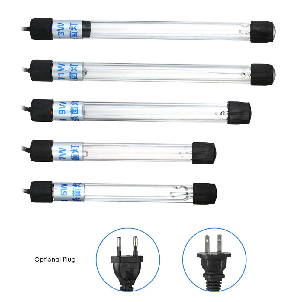 13W Submersible UV Sterilizer Lamp for Aquarium and Fish Tank Water Disinfection Effective UV sterilization for clean and healthy aquarium water. Simple to use and energy-efficient. Effective UV sterilization for clean and healthy aquarium water. Simple to use and energy-efficient. 13W Submersible UV Sterilizer Lamp for Aquarium and Fish Tank Water Disinfection