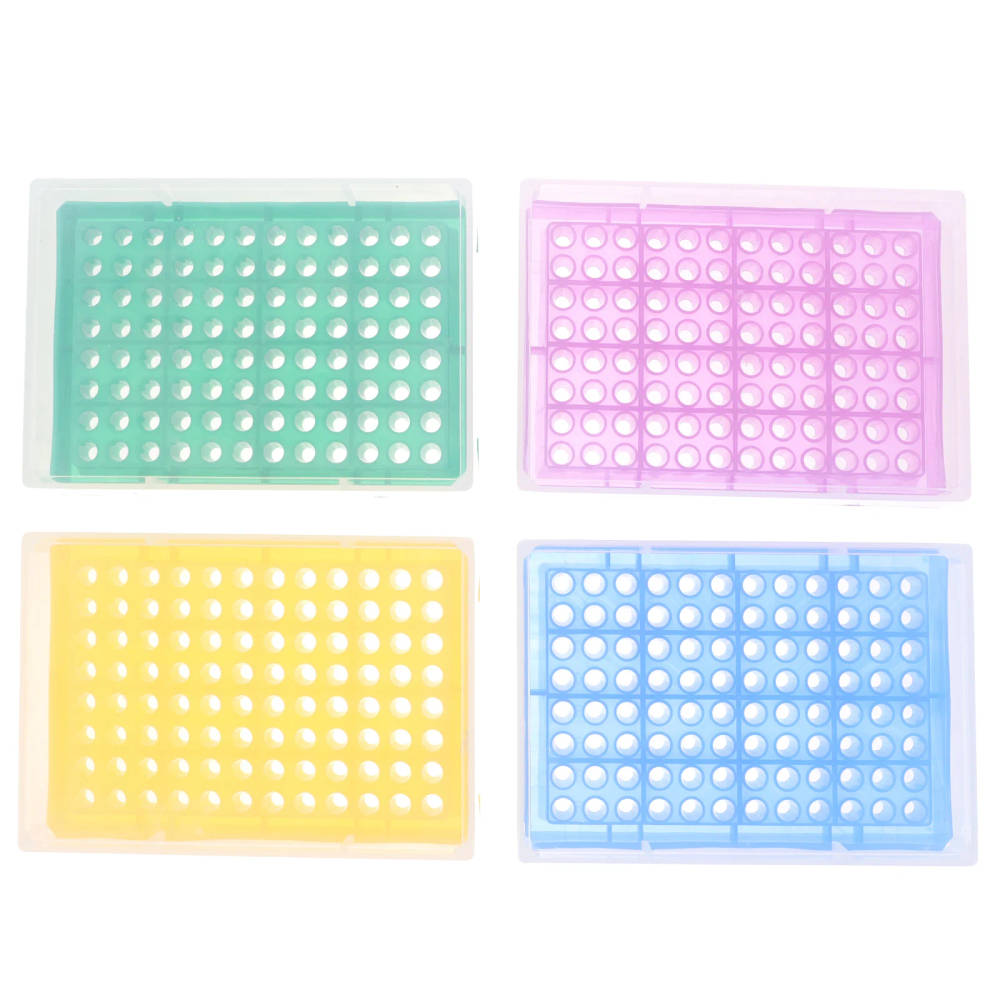 4-Piece Centrifuge Tube Rack Set for Micro-Tubes and Microcentrifuge Tubes Sturdy and compact storage solution for 0.2ml micro-tubes, ideal for laboratory and scientific research settings. Sturdy and compact storage solution for 0.2ml micro-tubes, ideal for laboratory and scientific research settings. 4-Piece Centrifuge Tube Rack Set for Micro-Tubes and Microcentrifuge Tubes