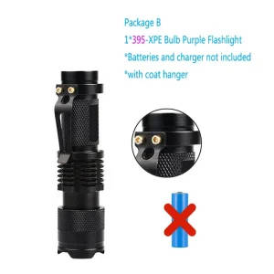 UV Flashlight for Fluorescence Detection