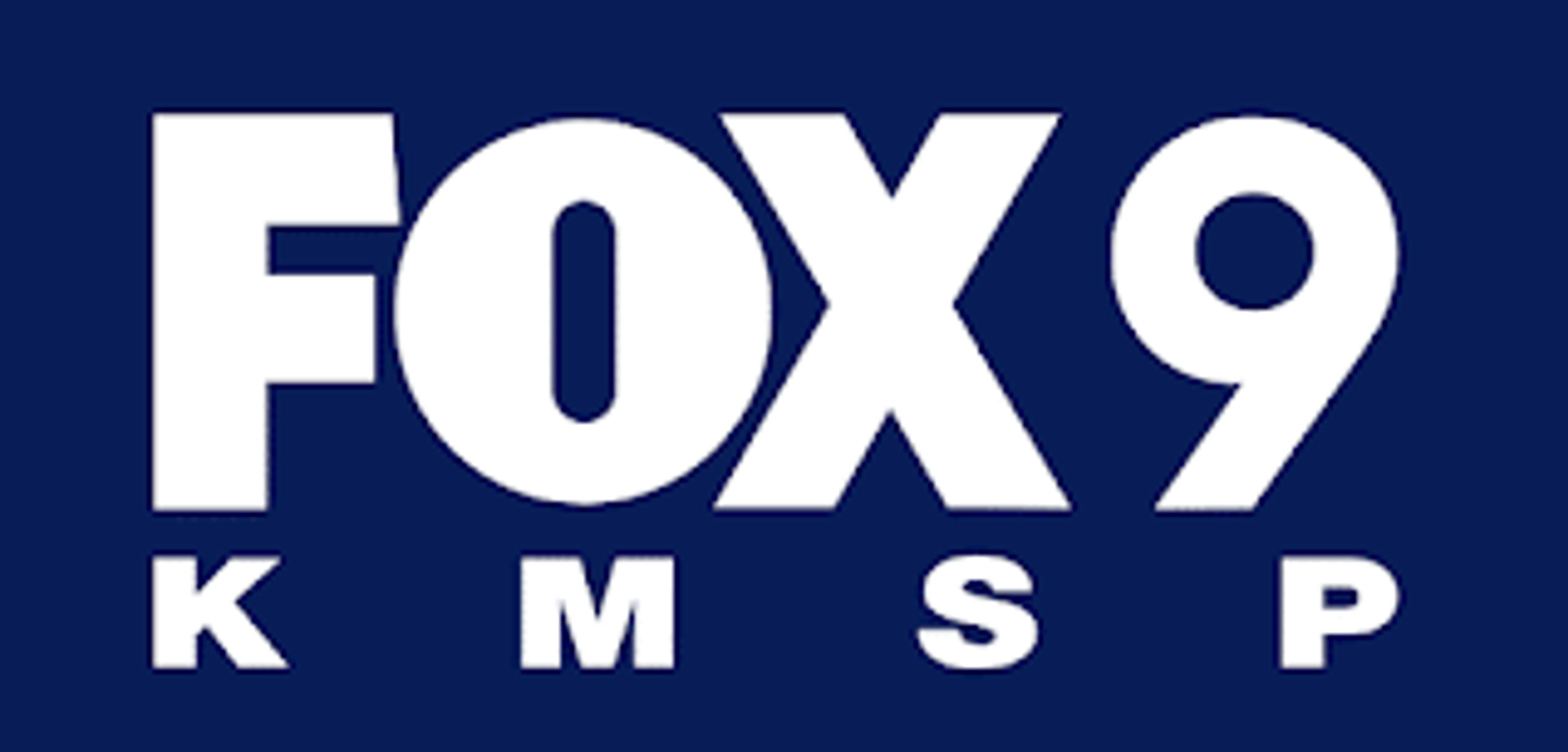 Logo of FOX 9 KMSP, a television station.