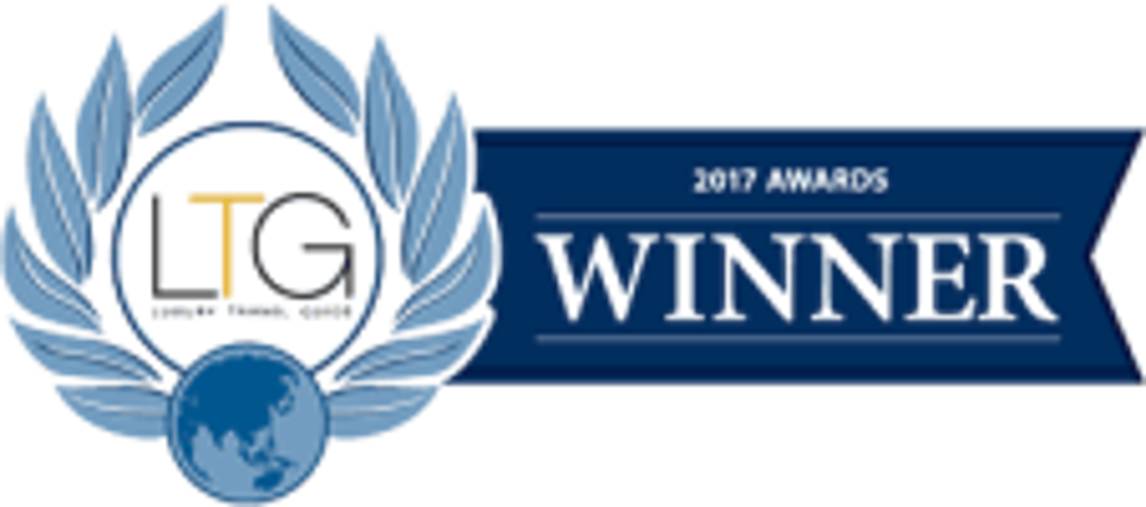 2017 awards winner logo with laurel wreath and globe