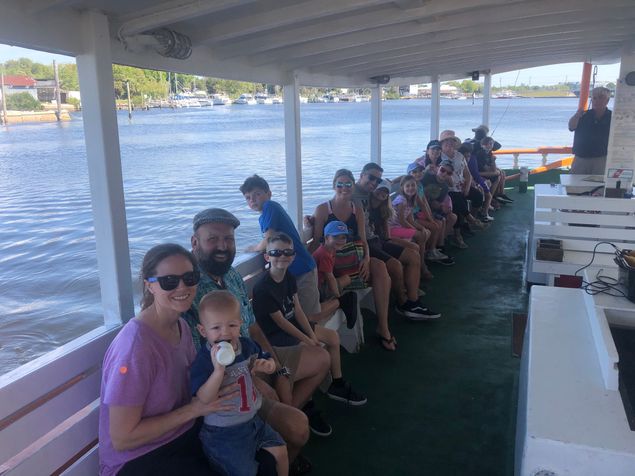 Sponge Boat Ride