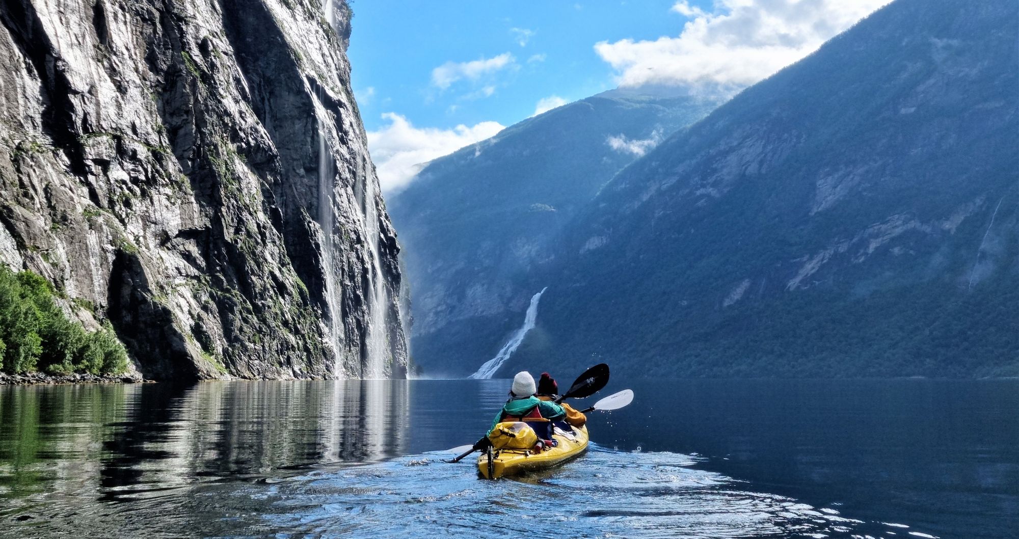 Norwegian fjords kayaking and hiking sale