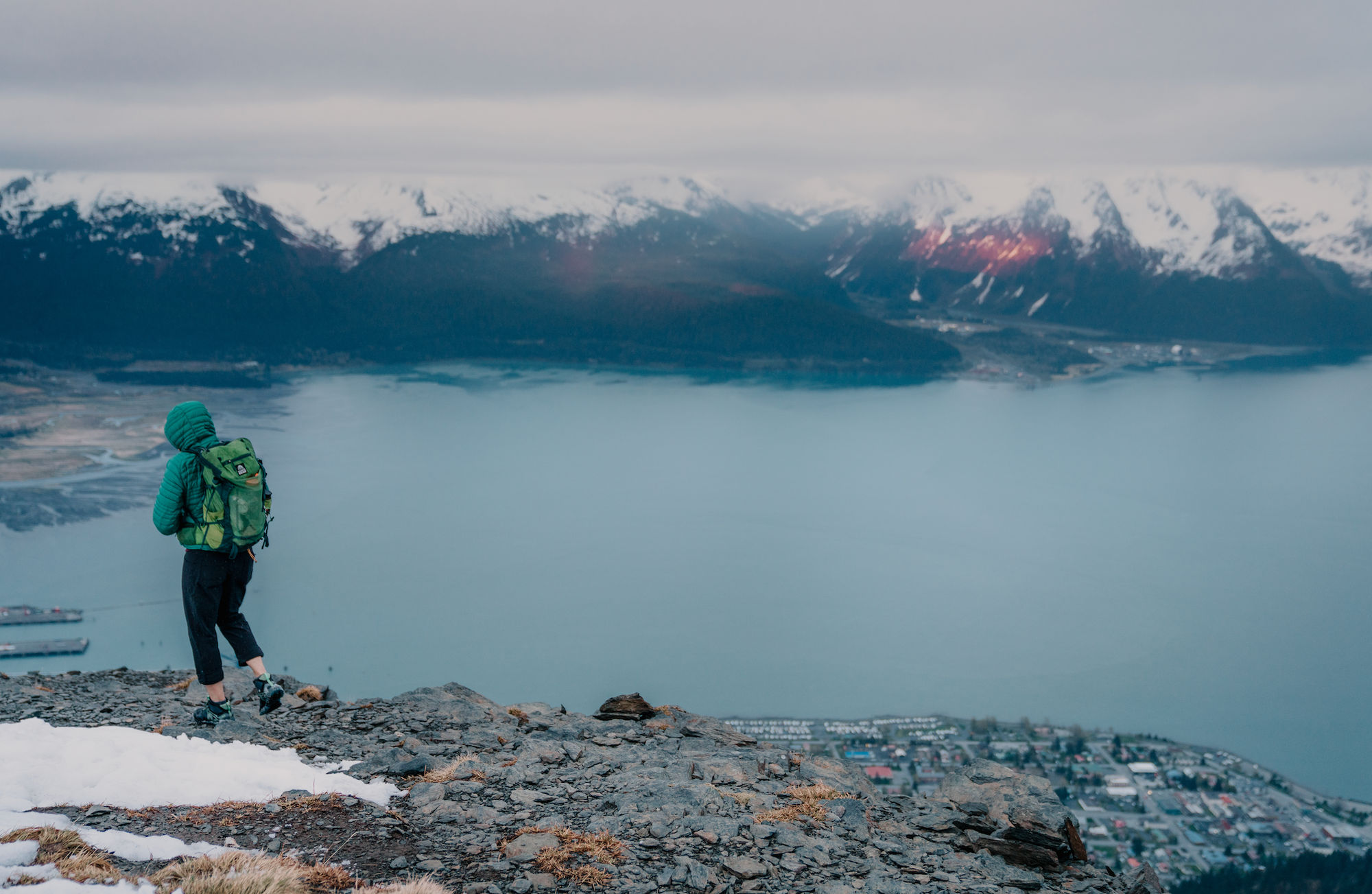 Cloudy day on Mount Marathon