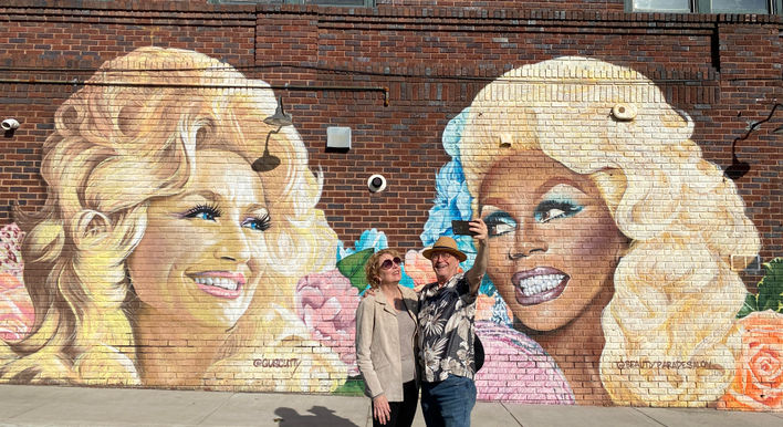 Best photo op in Asheville.