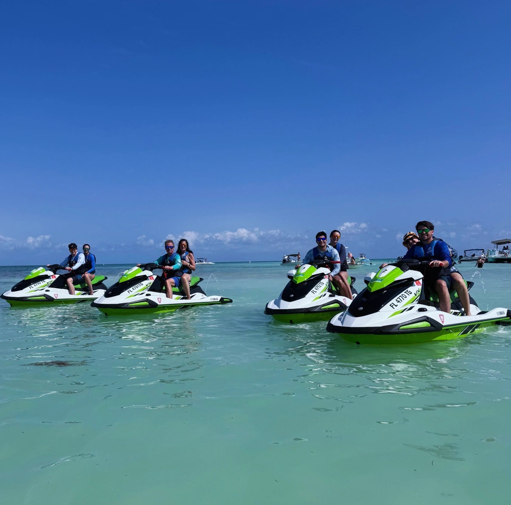 Family Jet Ski Tour Islamorada Sandbar