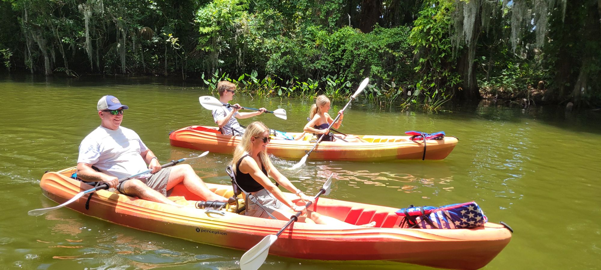 Kayaking is perfect for family fun
