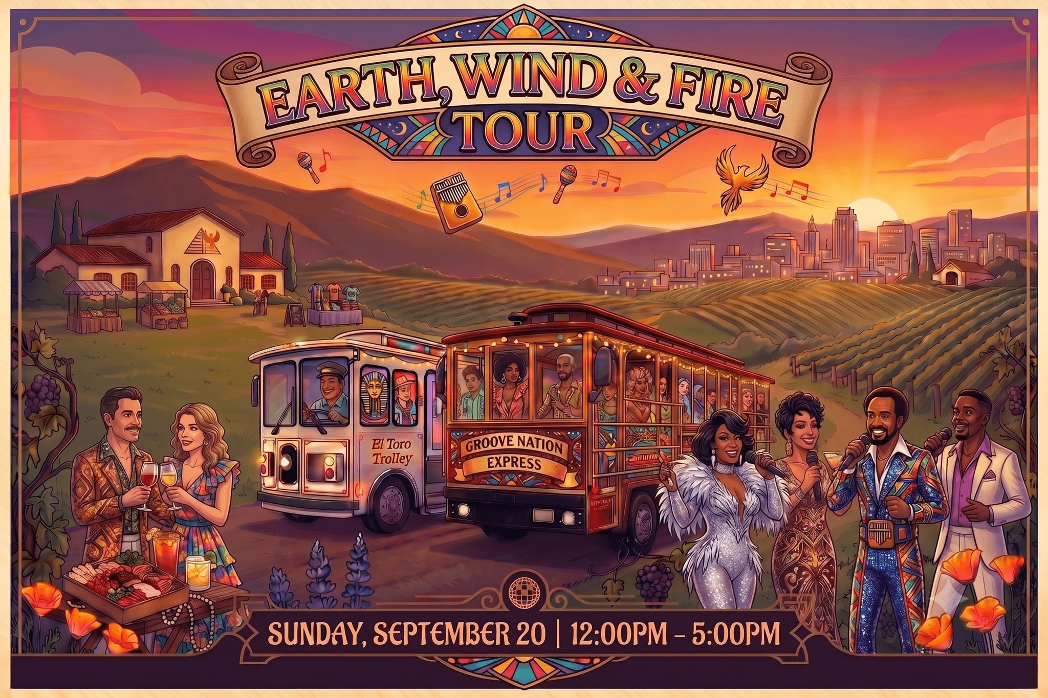 Earth, Wind & Fire Wine Tasting Tour (September 20)