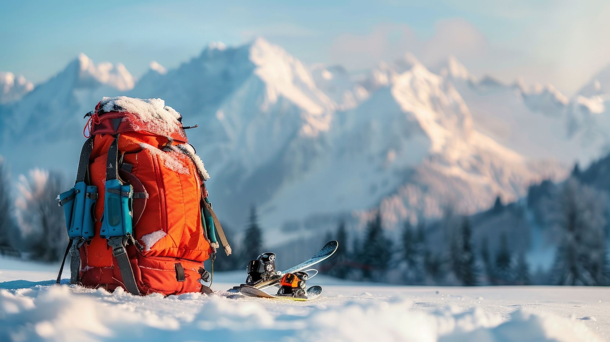 Getting ready for another ski run