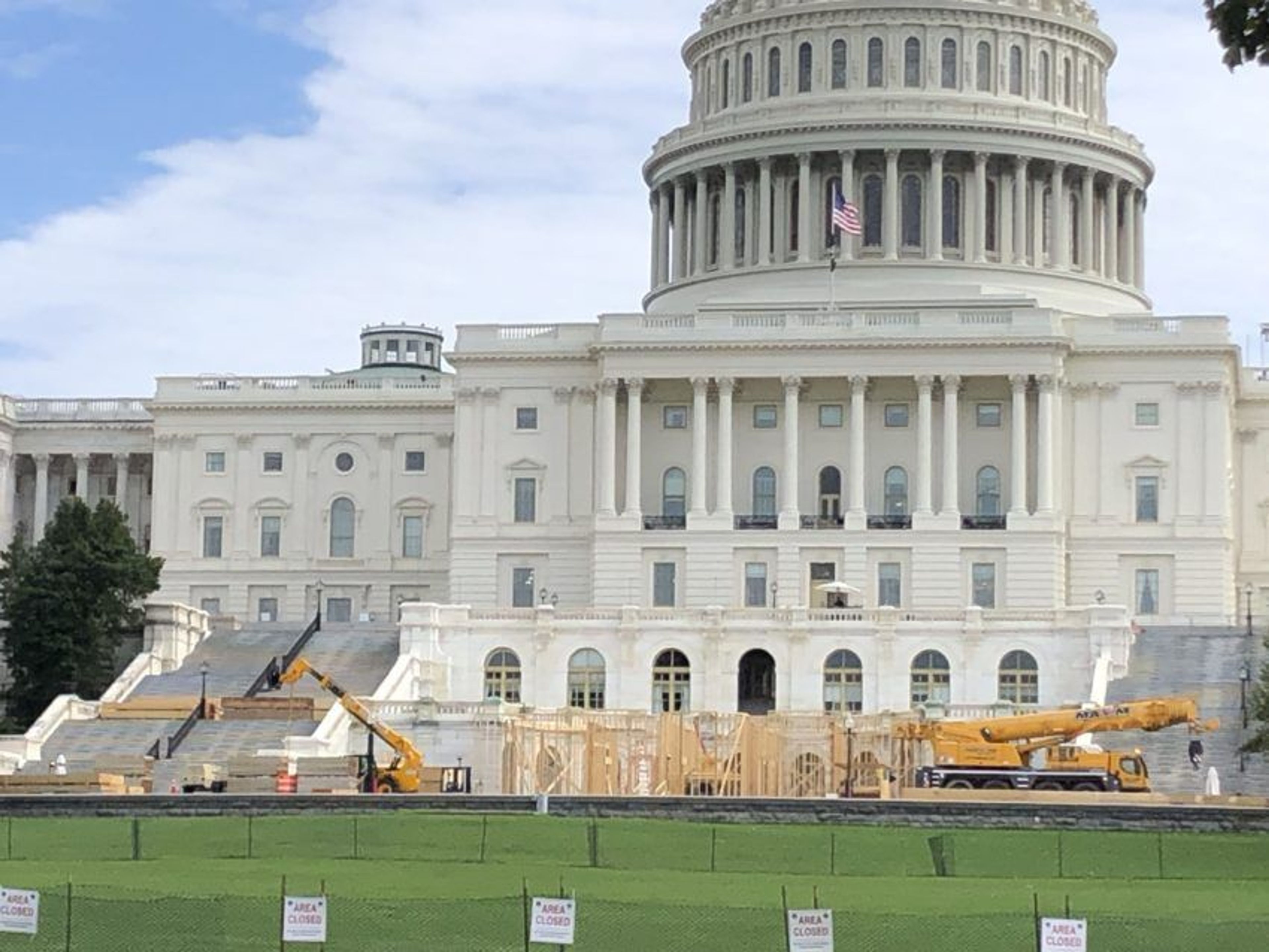 Hammers and Helicopters: Getting Ready for Inauguration