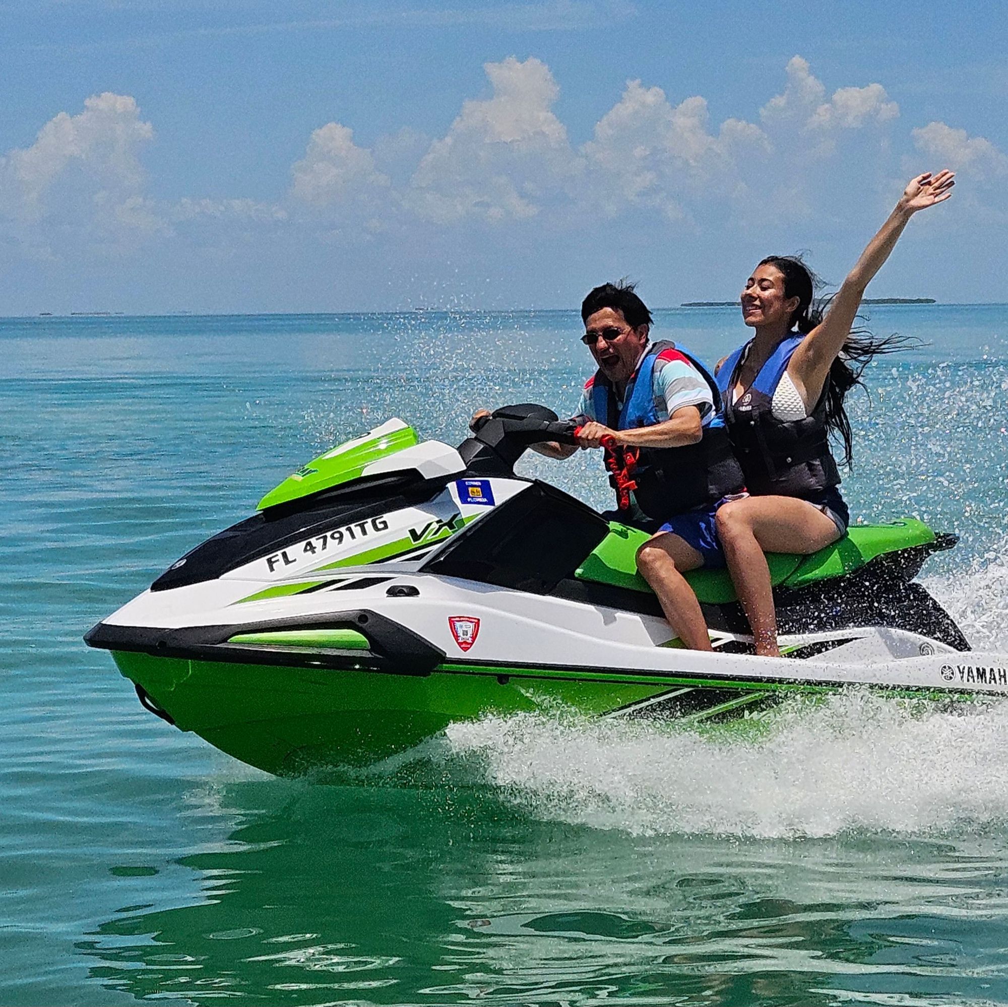 Having a blast Islamorada jet ski tour