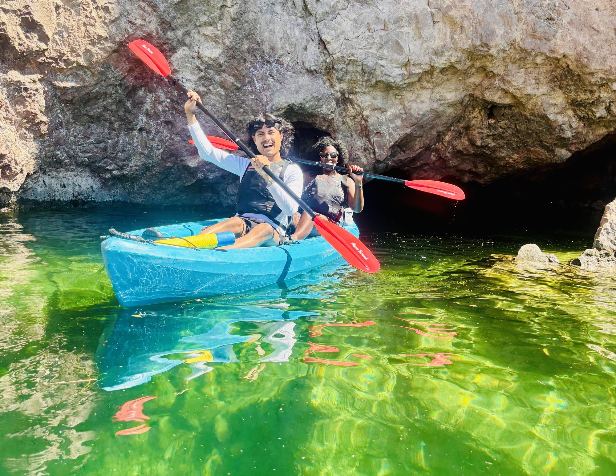 Half-Day Emerald Cave Kayak Tour – 3 Caves & Hoover Dam Relics