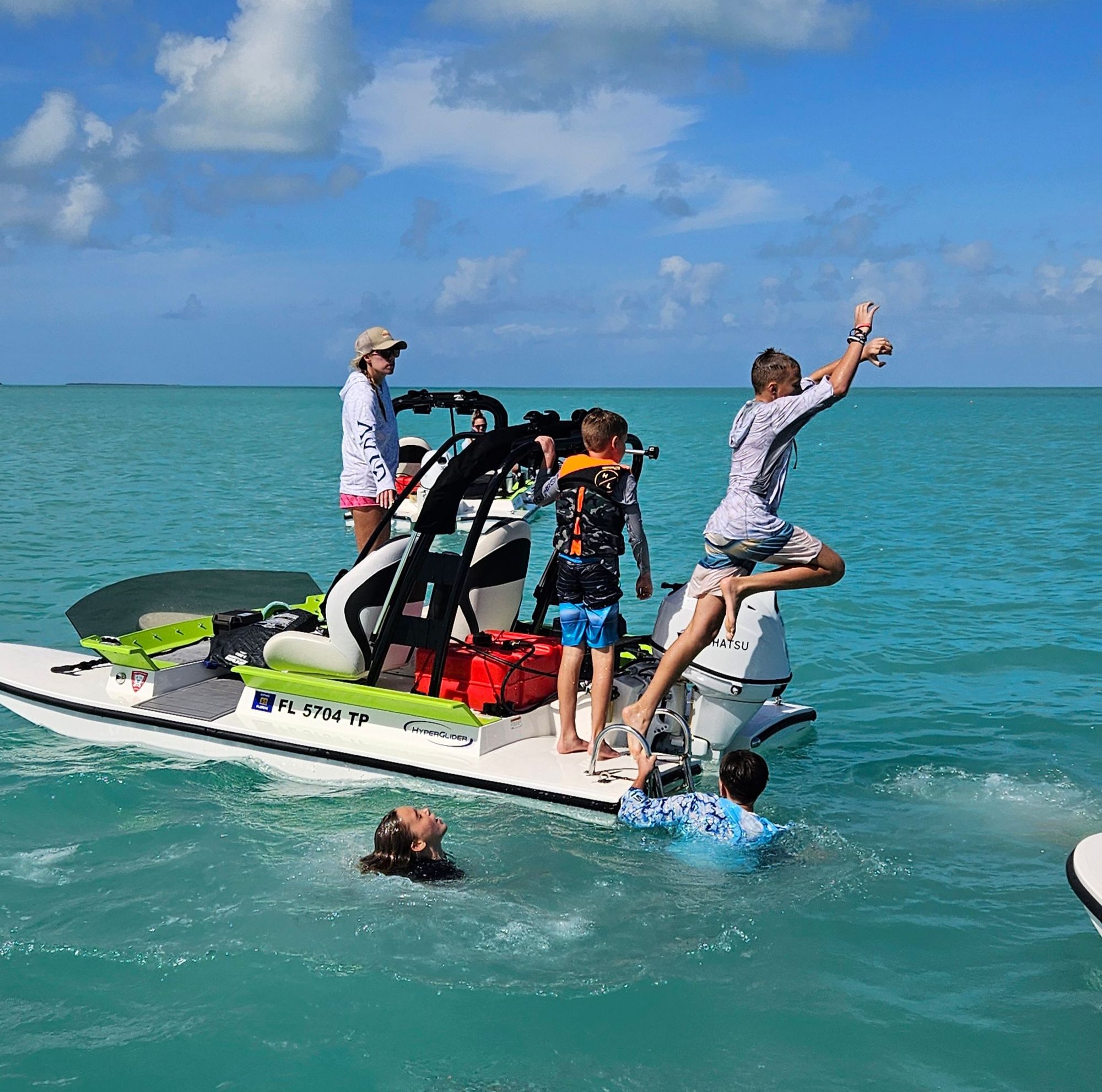 Islamorada Catboat Tours Swim Stop