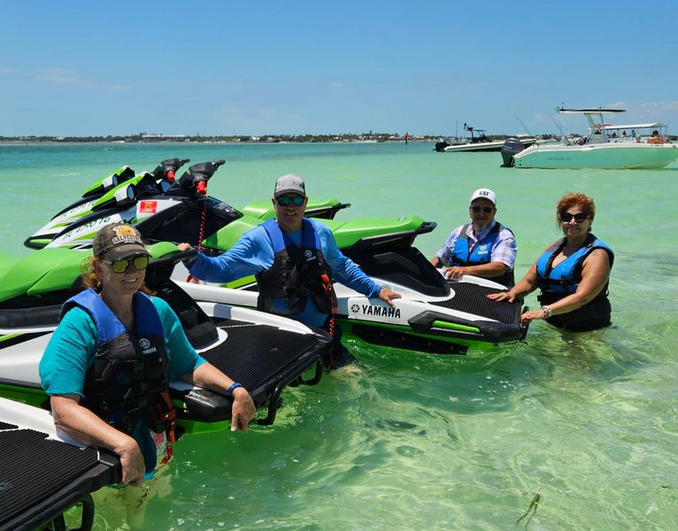 Islamorada Sandbar jetski fun