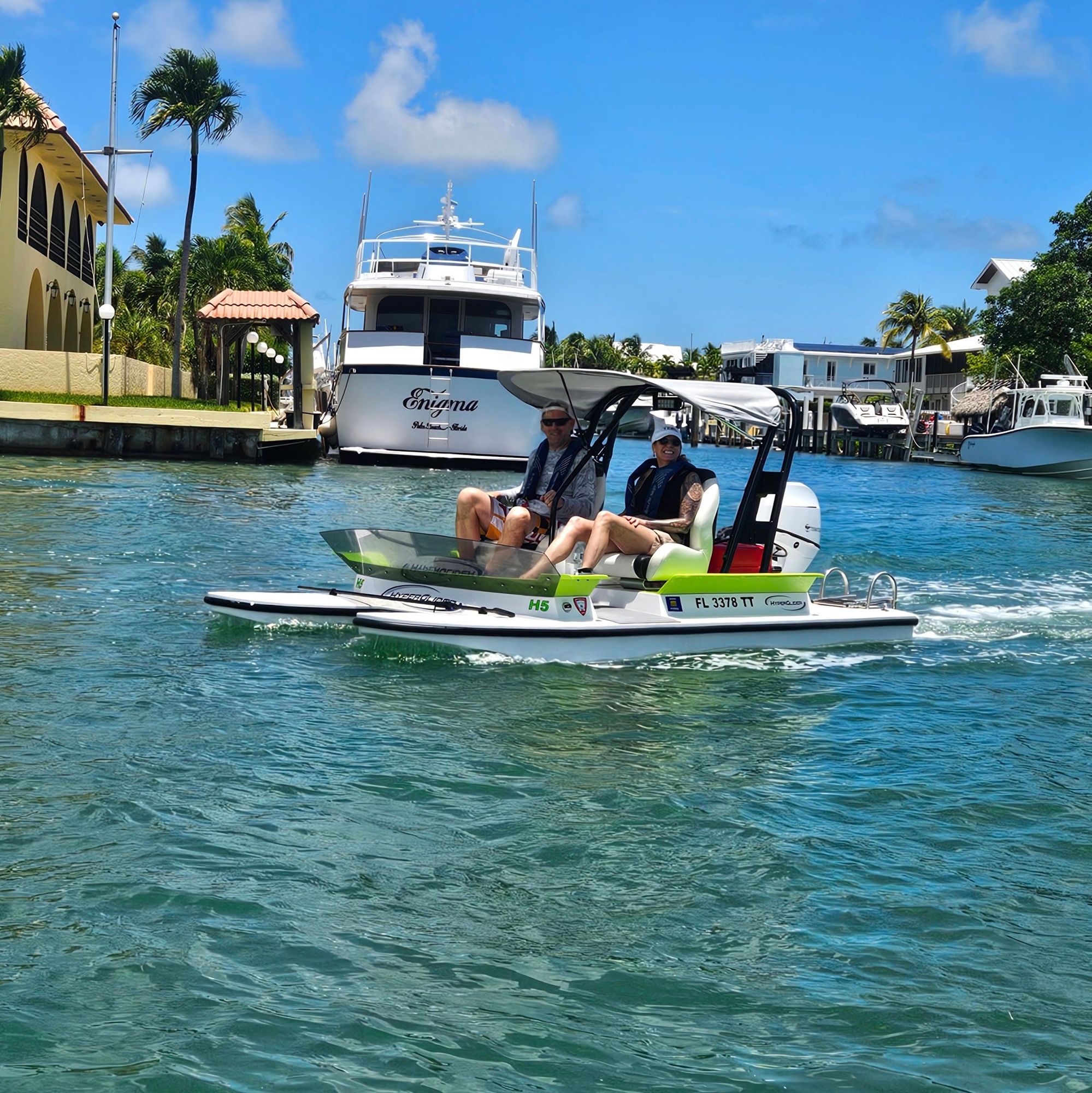 Islamorada Tour by Small 2 Seat Catboat Catamaran