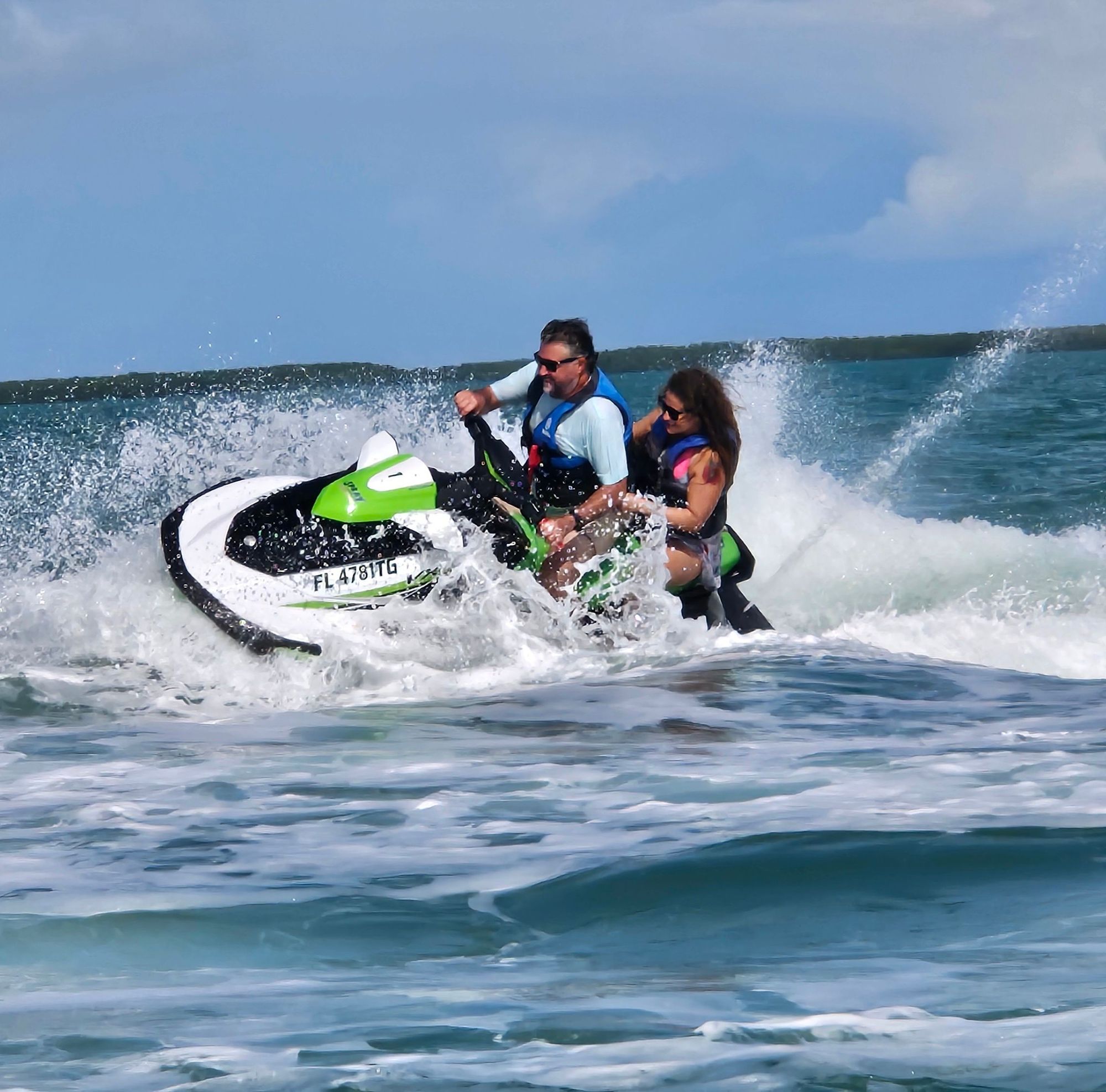 Jet ski near Cheeca Lodge